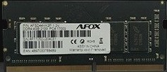 Afox DDR4 SO-DIMM 8GB 2666MHz AFSD48FK1P