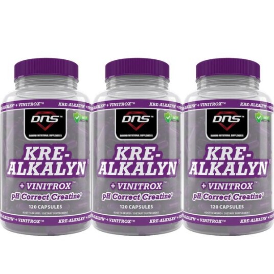 DNS 3-Pack Kre-Alkalyn Vinitrox - 3 X 120 Kaplser DNS 3-Pack Kre-Alkalyn Vinitrox - 3 X 120 Kaplser