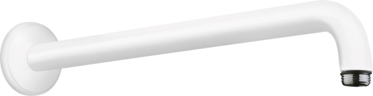 Hansgrohe Dusjbend S til hodedusj 39 cm, 1/2", Hvit Matt