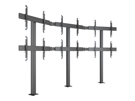 Multibrackets M Pro Series MBFMC3x2U - monteringssett - for 3x2 videovegg - svart Multibrackets M Pro Series MBFMC3x2U - monteringssett - for 3x2 videovegg - svart