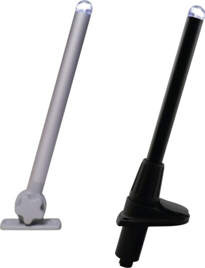 Lalizas Micro LED Pole 360° rundtlysende - 60 cm - Grå - Nedfellbar