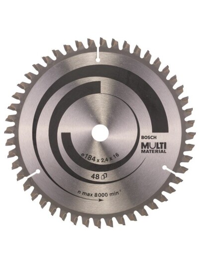 Bosch Sirkelsagblad Multi Material 184 x 16 x 2,4 mm; 48