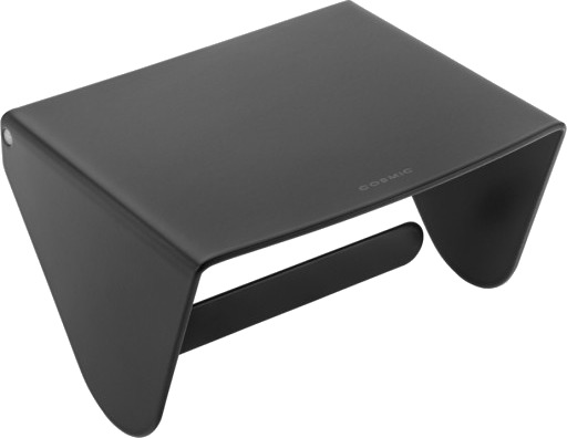 kosmisk papirholder med lokk black 130x115x115 mm