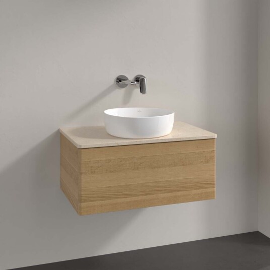 Villeroy & Boch Antao Servantskap med 1 skuff 80x50x36 cm u/lys Eik/Crème