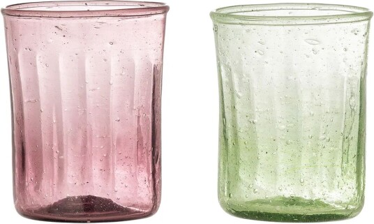Bloomingville Sunil drikkeglass 2-pakning Grønn