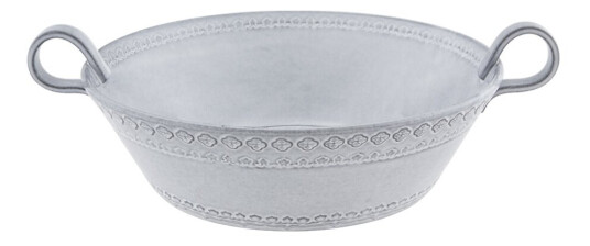 Bordallo Pinheiro  Rua Nova skål 29 cm antikkhvit