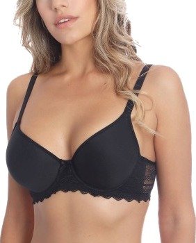 sassa BH Fancy Lace Spacer Bra Svart polyamid B 75 Dame