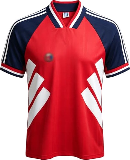 Retro-fotballtrøye fra VM – Norges hjemmedrakt – (Voksenstørrelser S-XXL) Klassisk fan-utgave Nostalgisk fotballutstyr 1994-95