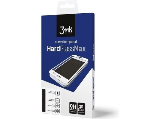 3Mk Hardglass Max Sam G955 S8 Plus Black/Black, Fullscreen Glass