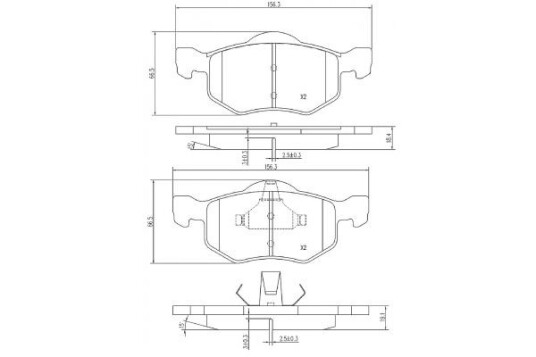 Bremseklosser MAPCO 6731