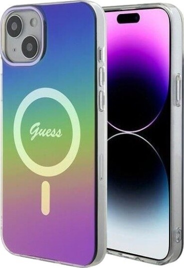 Guess IML Iriserende MagSafe Deksel til iPhone 15 Plus / 14 Plus 6,7" - Flerfarget