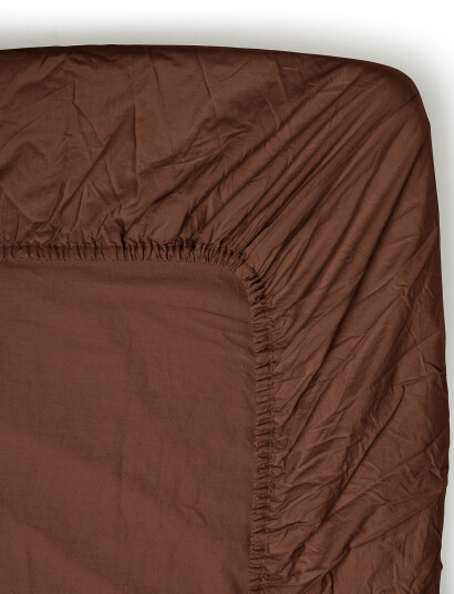 Midnatt Fitted Sheet Cortado - Brown - 140X200CM