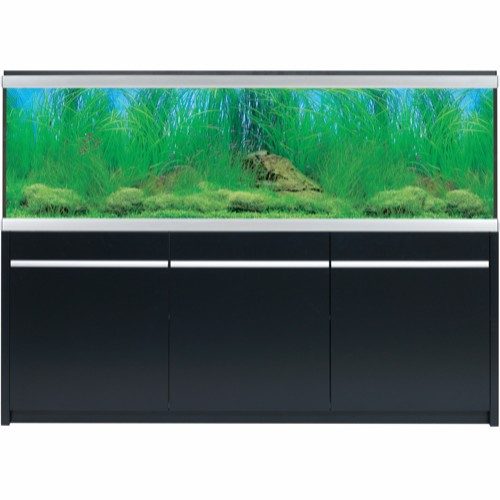 Akvastabil MOVE akvariebord-kabinett - Sort - 200x60x79cm