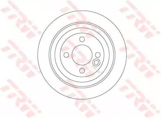 Bremseskive TRW DF6523