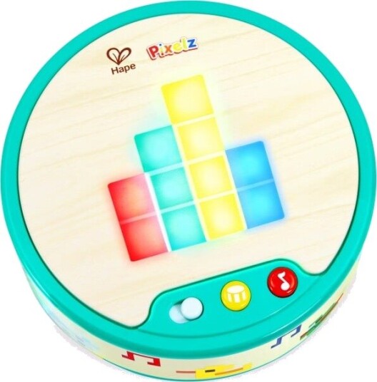 Hape Pixelz Bright Beats Drum Multi/patterned One Size