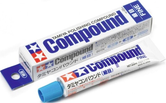 Byggesett Tamiya Polishing Compound Fine Byggesett Tamiya Polishing Compound Fine