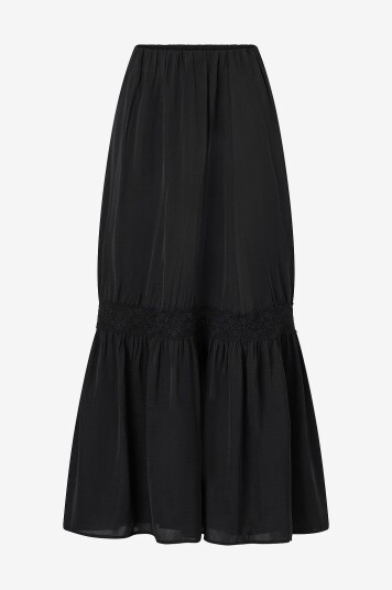 Gina Tricot Maxi skjørt Svart