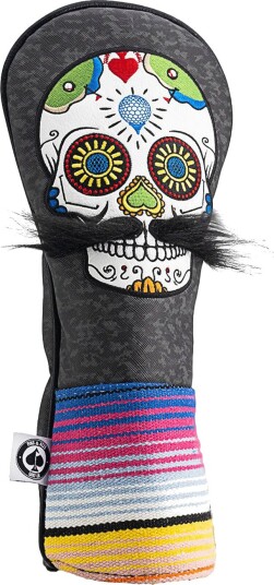 Pins & Aces Fairway Headcover Headcover Grey-Camo Skull