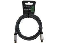 Sinox - Antennekabel - IEC-kobling hann til IEC-kobling hunn - 1.5 m - koaksial