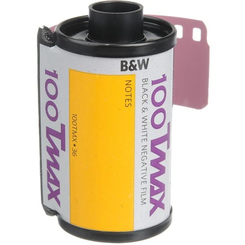 Kodak Tmax 100 135 film 1pk. Sort/Hvit negativ film. ISO 100 Kodak Tmax 100 135 film 1pk. Sort/Hvit negativ film. ISO 100