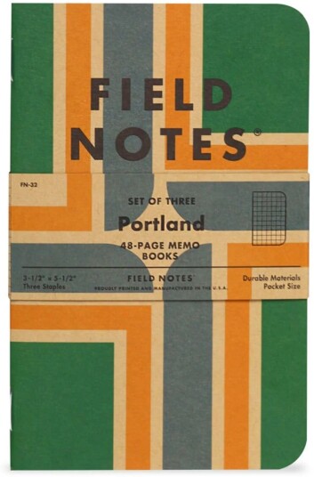 Field Notes Portland Graph Paper Memo 3-Pakk
