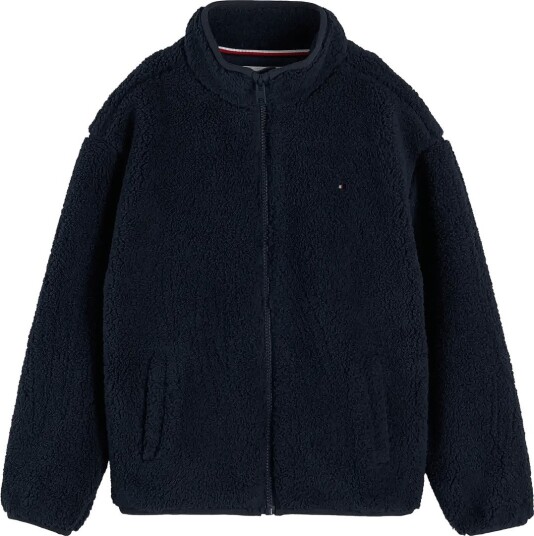 Tommy Hilfiger Flag Full Zip Sweatshirt Navy 140