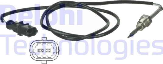 Sensor, eksostemperatur DELPHI TS30013