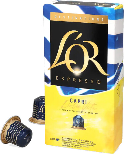 L"OR | Capri Dolce Vita Ristretto 10 kapsler til Nespresso®