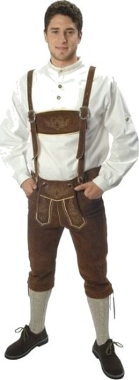 Création De Hanninger Ægte Lederhosen Brun Création De Hanninger Ægte Lederhosen Brun