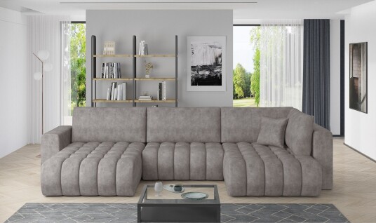 Yorktown U sovesofa Divan Venstre Grå
