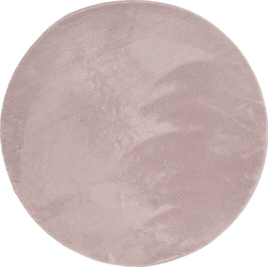 Soft Wiltonteppe 200 cm Rund - Rosa