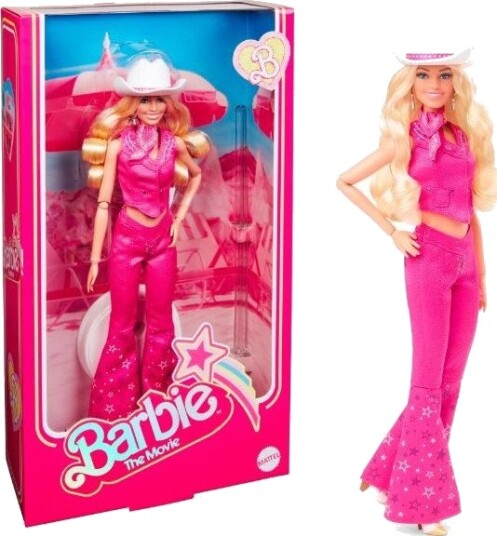 Barbie The Movie Dukke Margot Robbie Rosa Western Antrekk