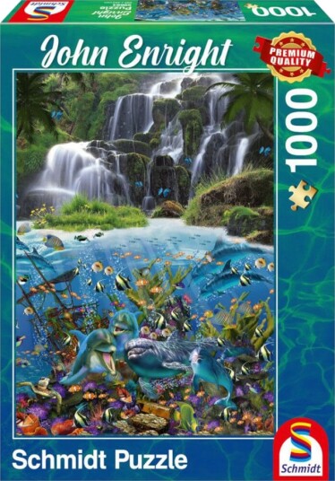 Schmidt Puzzles John Enright Puslespill 1000 Brikker Fossemotiv