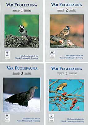 Norsk Ornitologisk Forening Vår Fuglefauna   2000  hele årgang 23