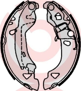 Bremsesko sett BREMBO S 23 513