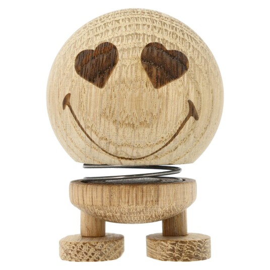 Hoptimist Hoptimist Smiley Love Figur S Natural Oak