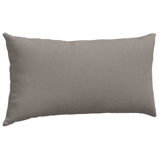 Sofaputer 2 pcs Gråbrun 80 x 40 cm stoff