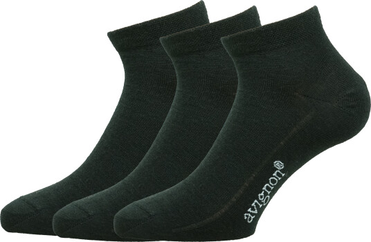 Avignon Unisex Sneaker Wool Low Basic Black 44 47