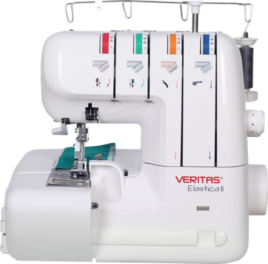 Veritas Elastica II Overlock-maskin med 12 sømtyper og 1100 sting/min Veritas Elastica II Overlock-maskin med 12 sømtyper og 1100 sting/min