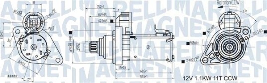 MAGNETI MARELLI 063721533010 Starter MAGNETI MARELLI 063721533010 Starter