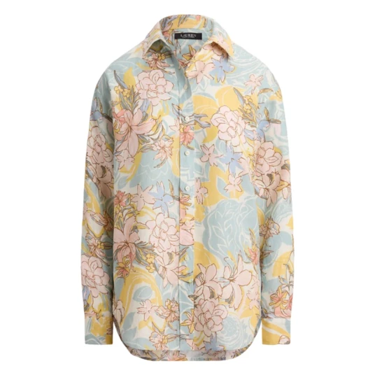 Ralph Lauren, Dame, Bluser & Skjorter, Flerfarget, L,