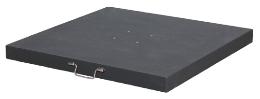 Platinum Arezzo parasollfot Svart 90 kg Svart