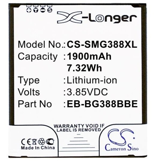 Samsung SM-G388 batteri (1900 mAh 3.85 V)
