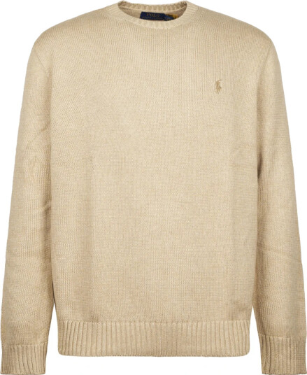 Polo Ralph Lauren Cotton Crewneck Sweater - Beige - XXL
