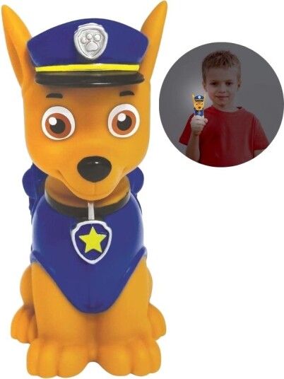 Paw Patrol Led-Lampe Fargeskiftende Nattlys Med Chase Og Touch-Funksjon