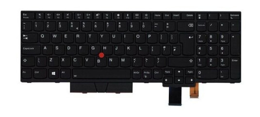 Lenovo Lite-On - Brbart tastatur - til utskifting - Engelsk - Storbritannia - Svart