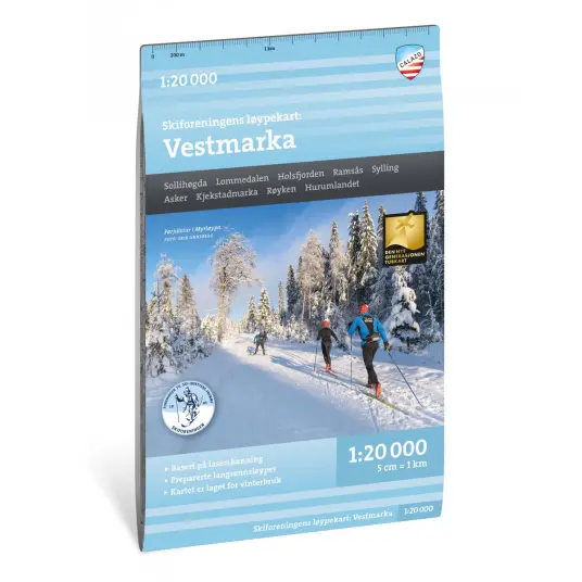 Løypekart Vestmarka