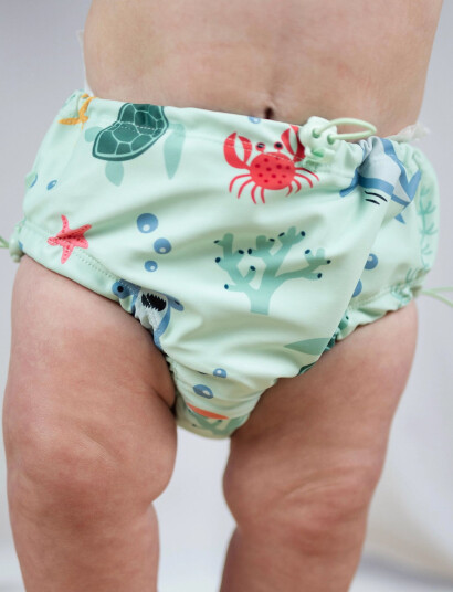 Geggamoja Uv Baby Swim Pant - Green - 50/56