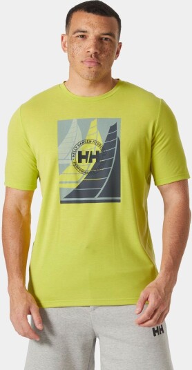 Helly Hansen Hp Race T skjorte Til Seiling Herre Grønn XL