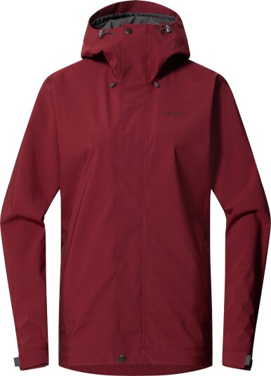 Haglöfs Women"s Breeze Proof Jacket Carmine Red S Haglöfs Women"s Breeze Proof Jacket Carmine Red S